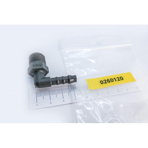Conector De Manguera. Pitorro Codo En Angulo 6 R 1/4